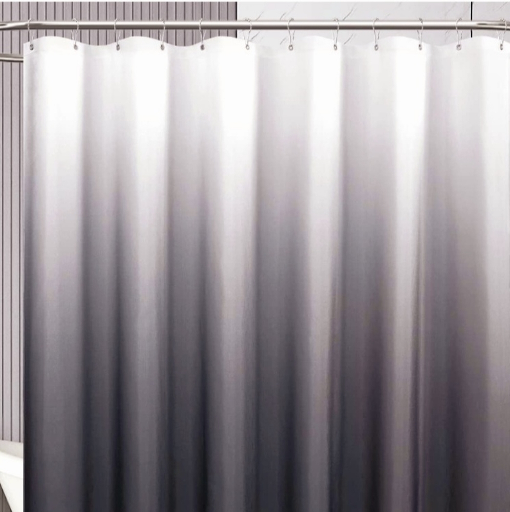 Grey Ombre Shower Curtain 72"x74"